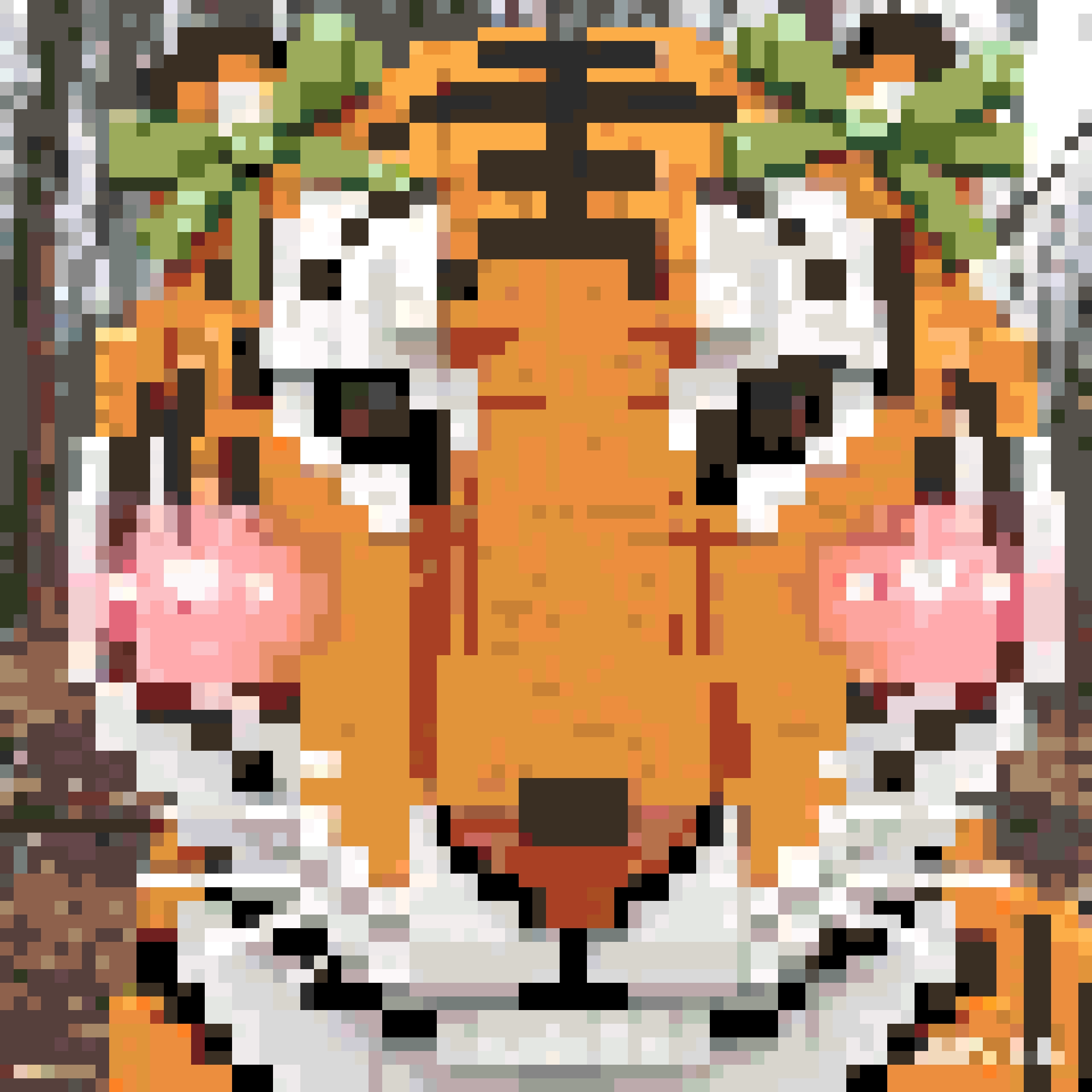 Tiger 4 fuse bead pattern