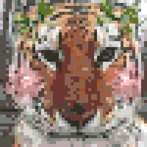 Tiger 7 Motif de Perles à Repasser (Imprimable Gratuit)