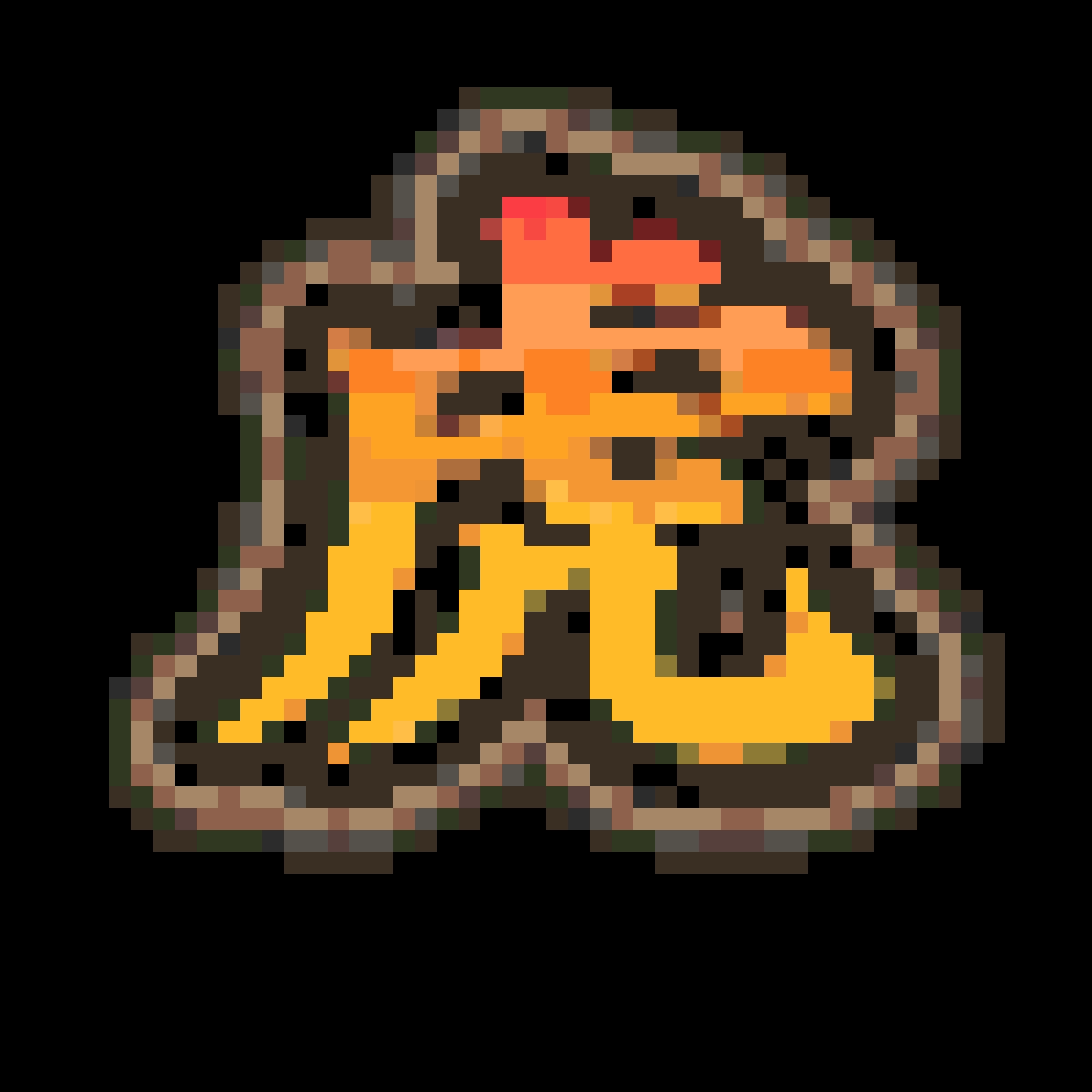 Tiger 8 fuse bead pattern