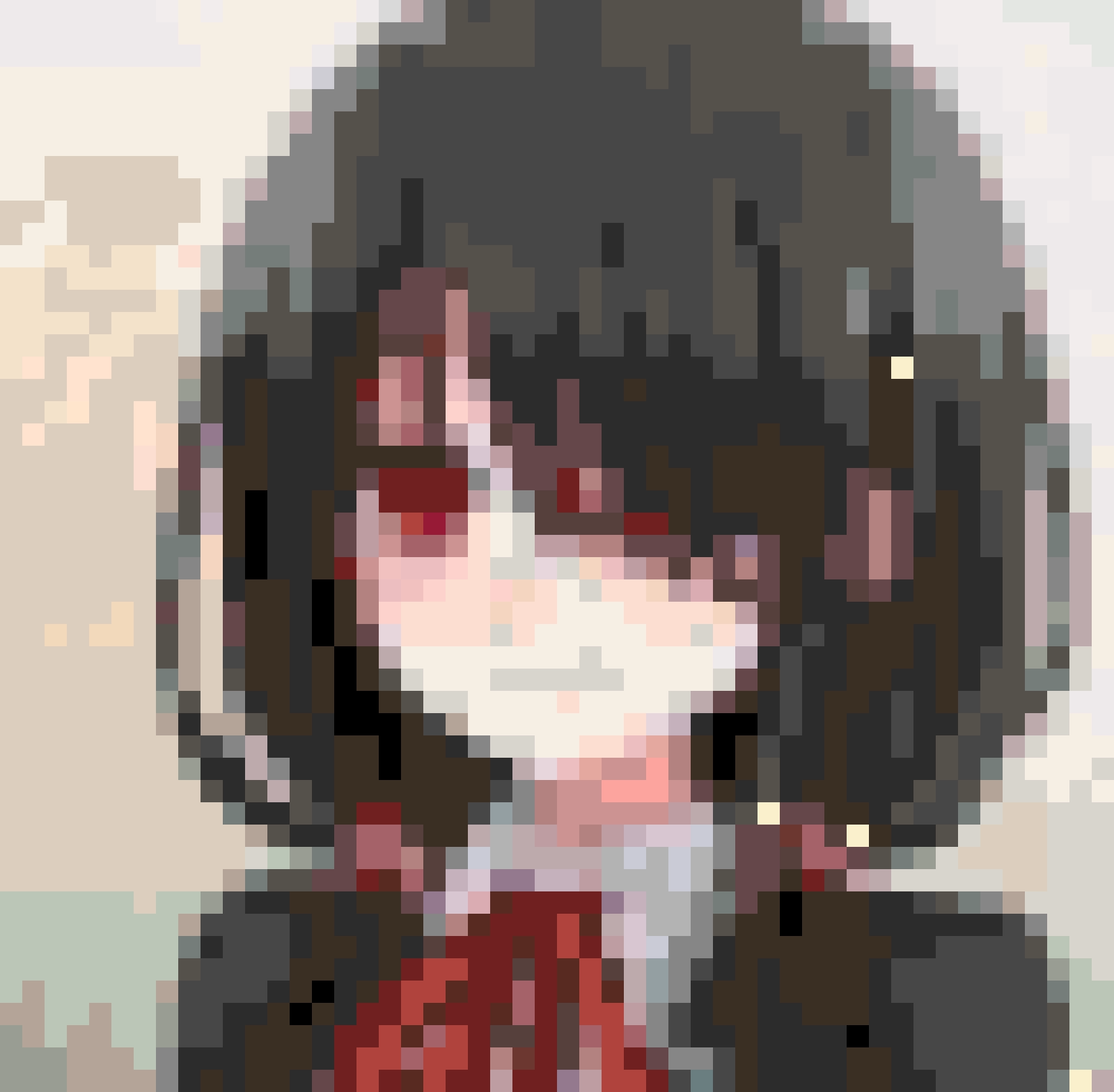 Tokisaki Kurumi 2 fuse bead pattern