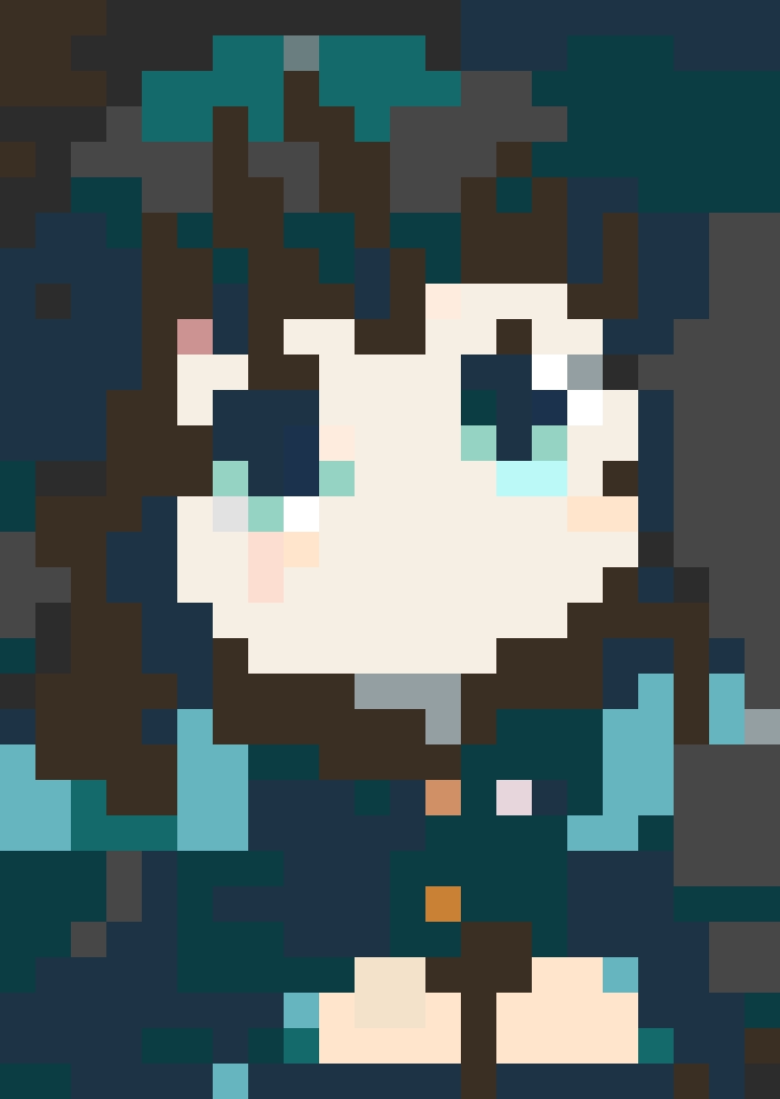 Tokito Muichiro 2 fuse bead pattern
