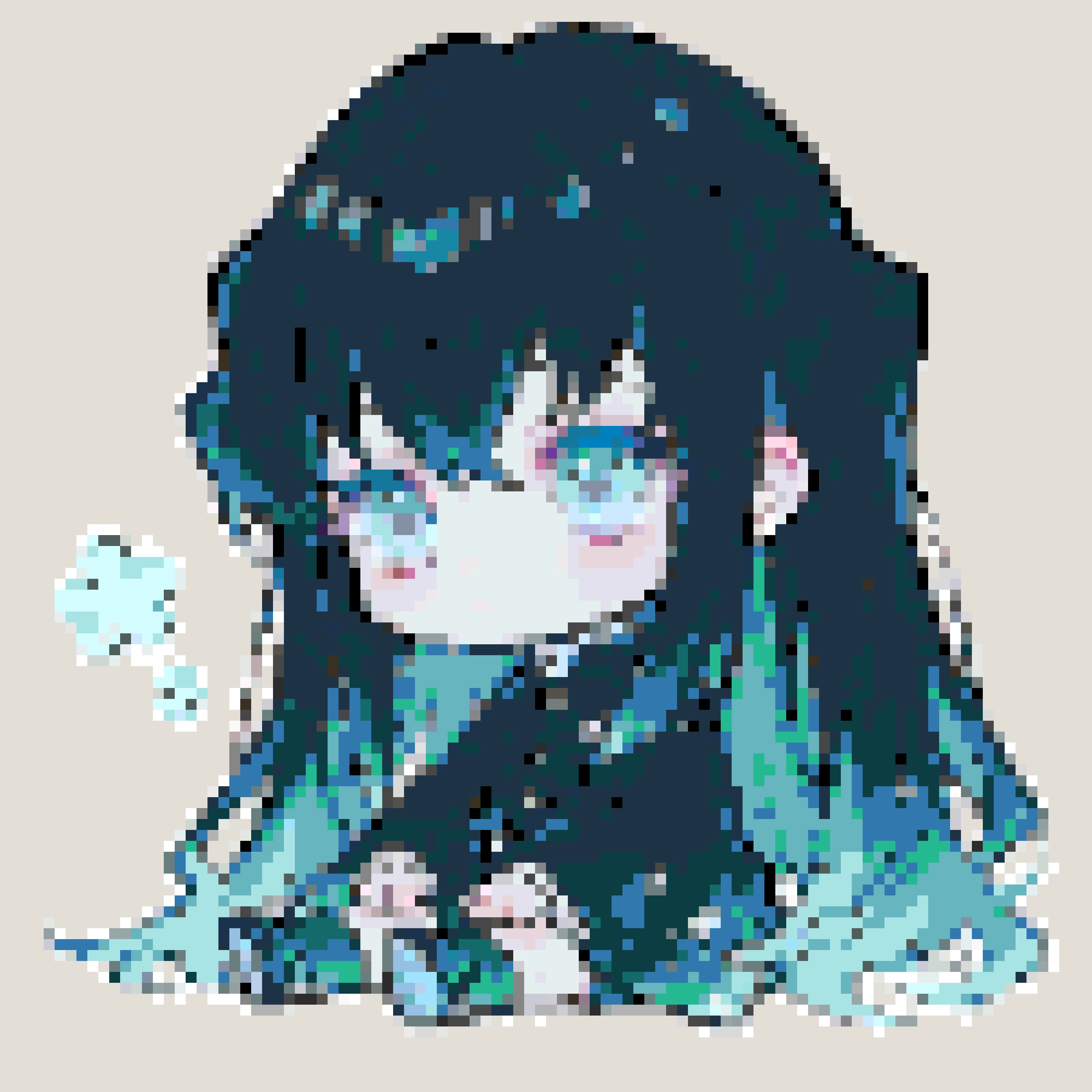Tokito Muichiro fuse bead pattern