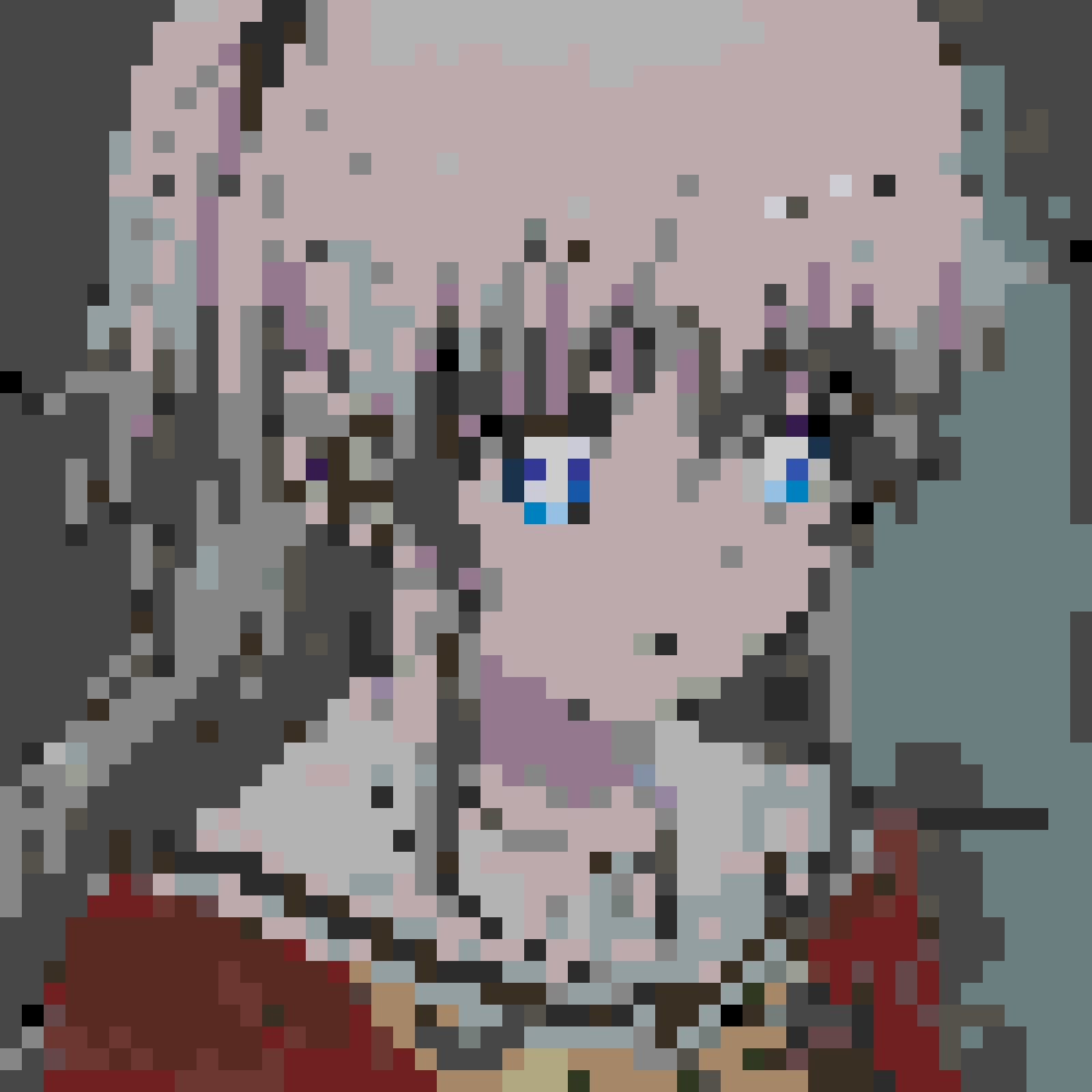 Tomori Nao 2 fuse bead pattern