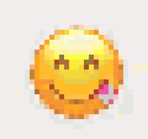 Tongue Out Fuse Bead Pattern (Free Printable)
