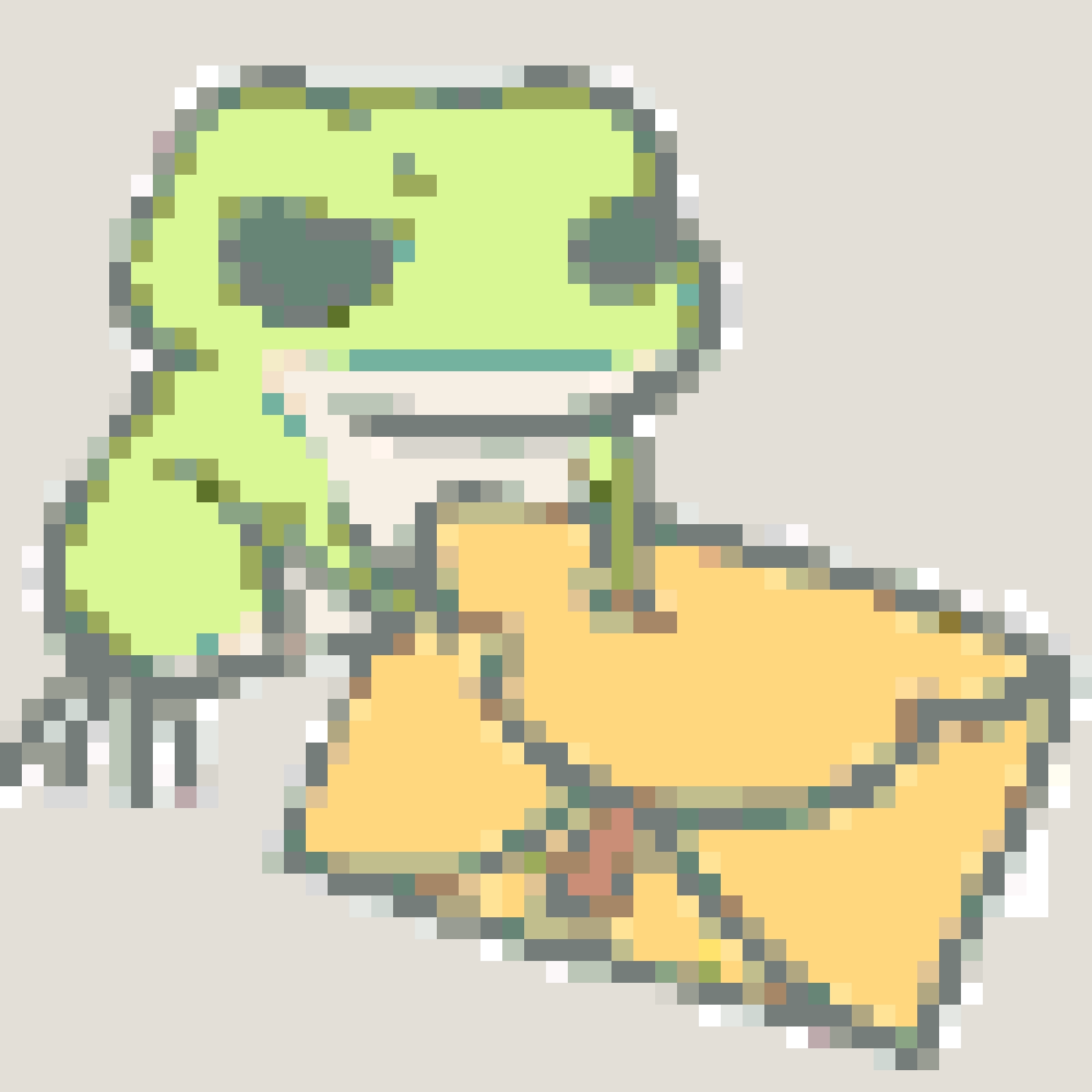 Traveling Frog fuse bead pattern