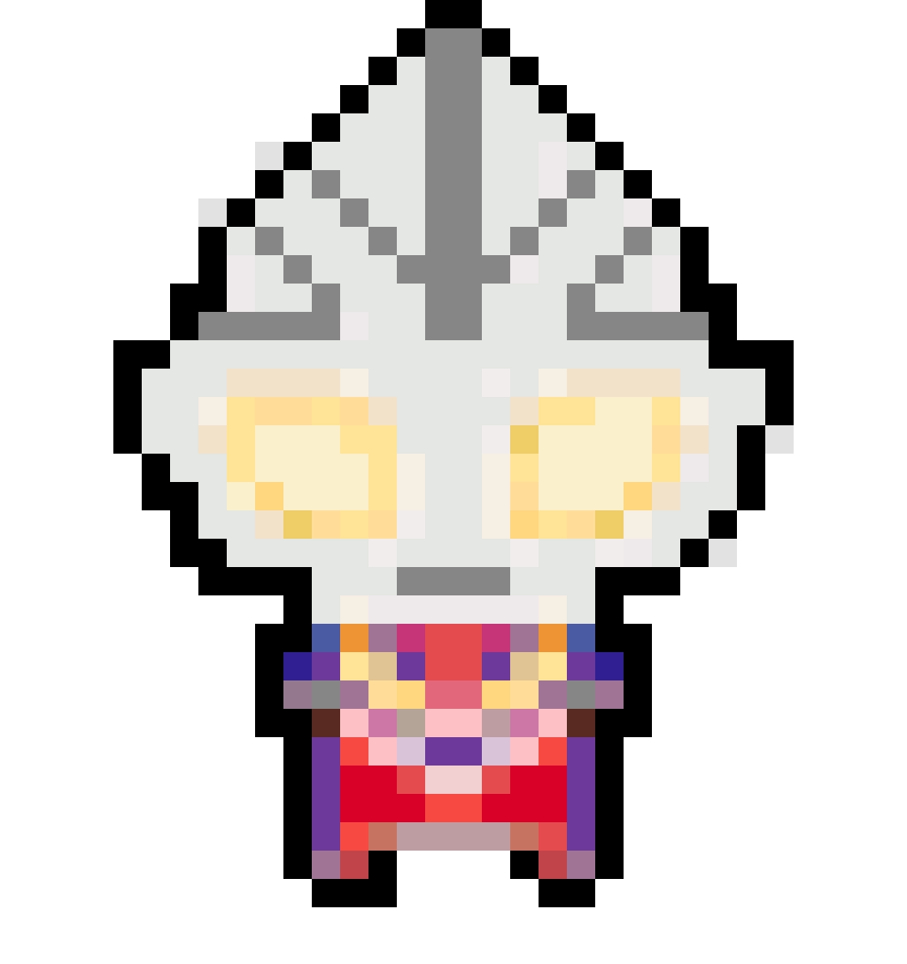 Ultraman Tiga fuse bead pattern