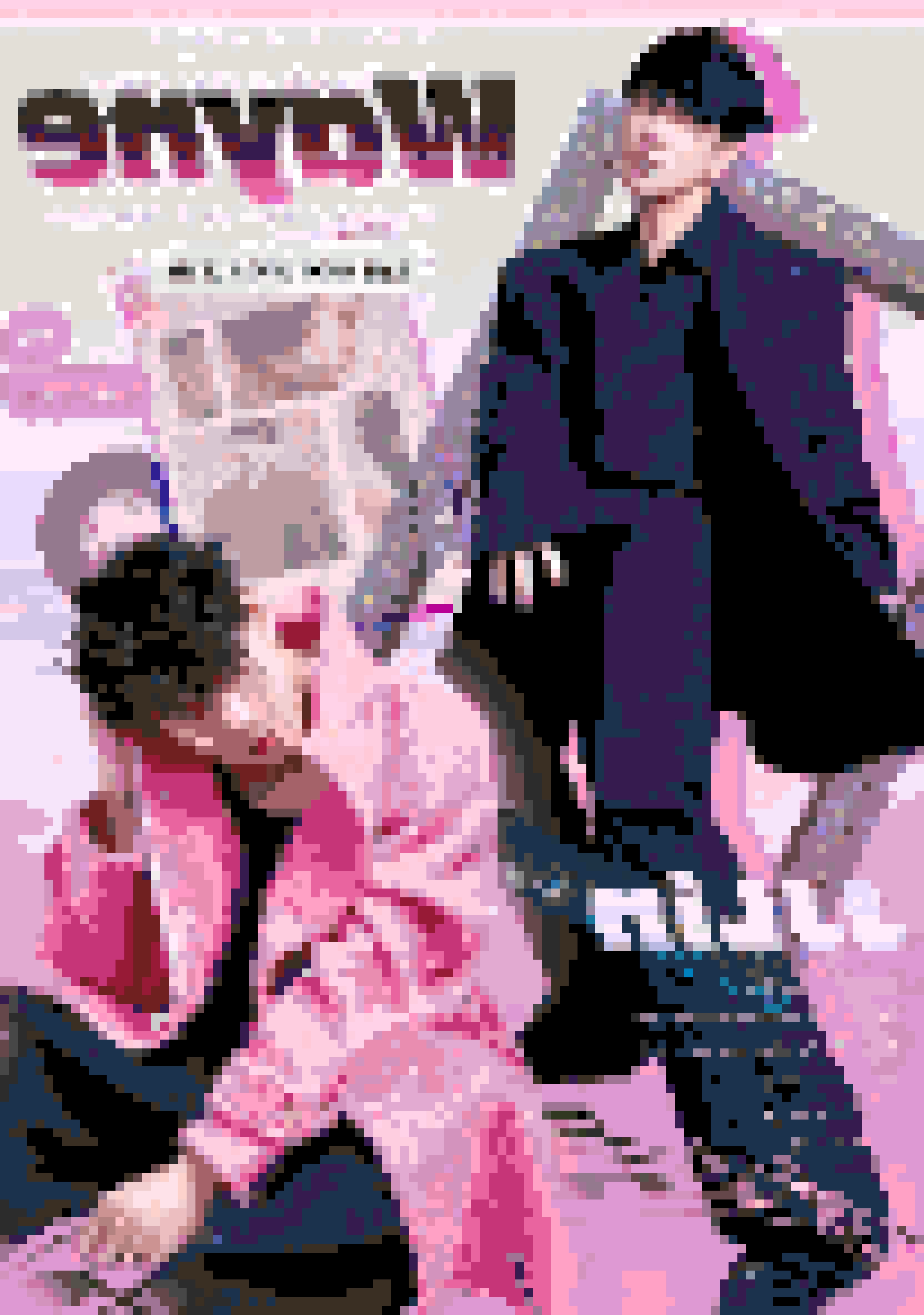 V Magazine JJ Lin fuse bead pattern