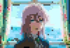 Violet Evergarden Violet Padrão de Contas de Fusão (Imprimível Grátis)