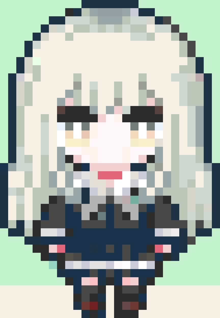 Wakaba Mutsumi fuse bead pattern