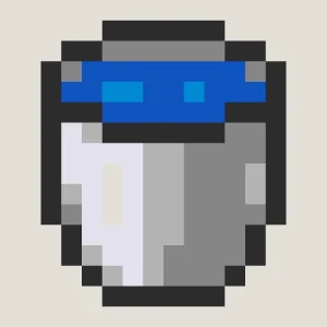 Water Bucket 퓨즈 비즈 도안 (무료 인쇄)