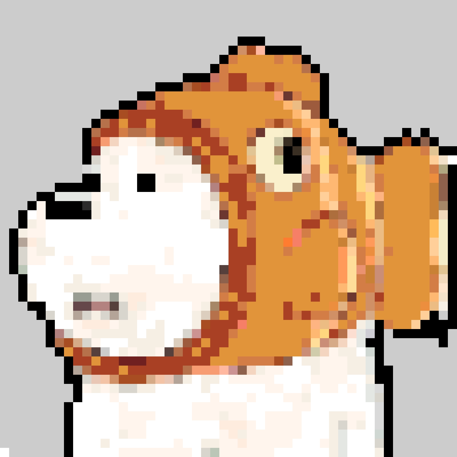 We Bare Bears Ice Bear fuse bead pattern