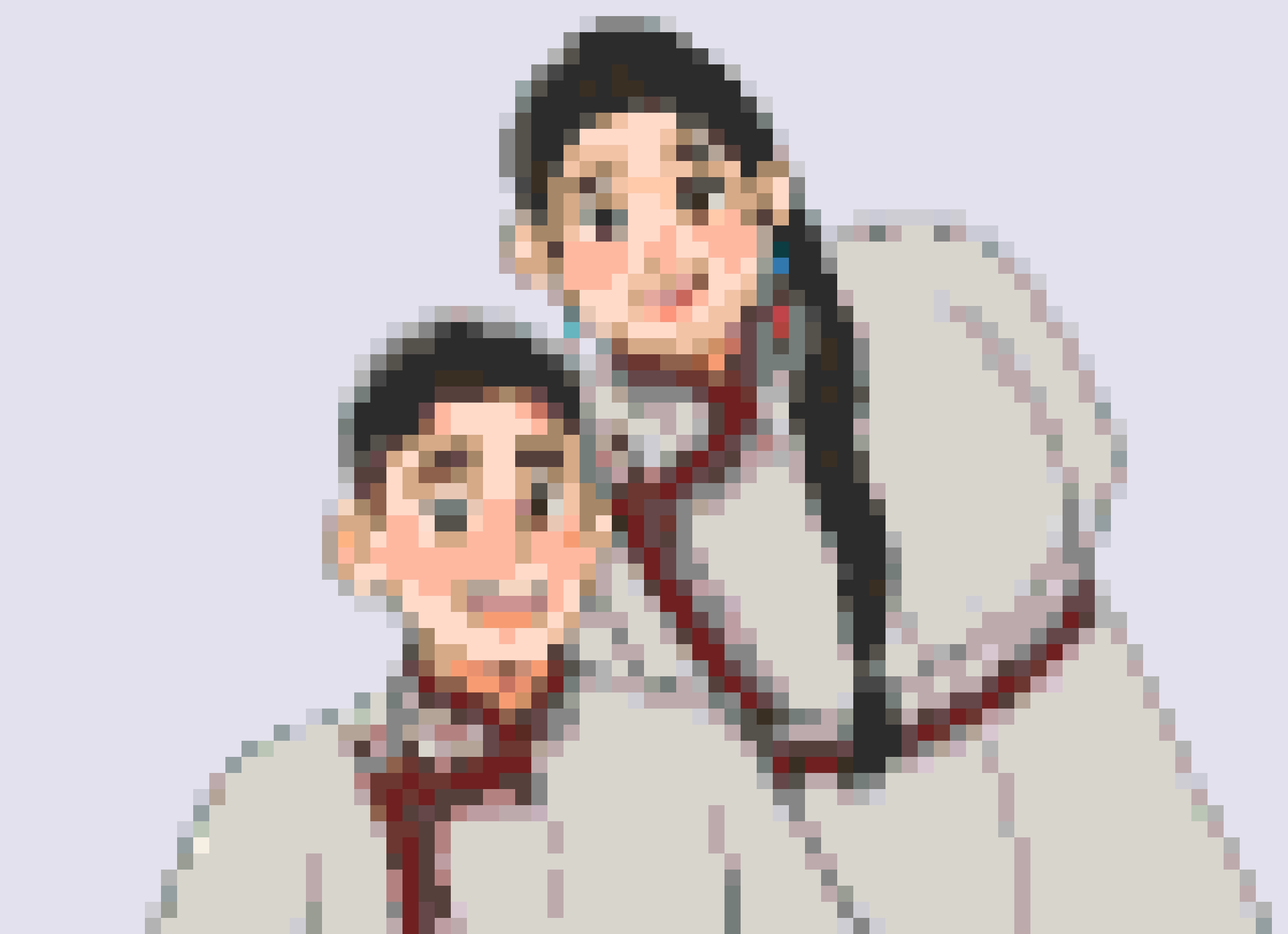 Wedding fuse bead pattern