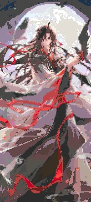 Wei Wuxian Fuse Bead Pattern (Free Printable)