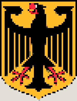 Weimar Republic Emblem Motif de Perles à Repasser (Imprimable Gratuit)