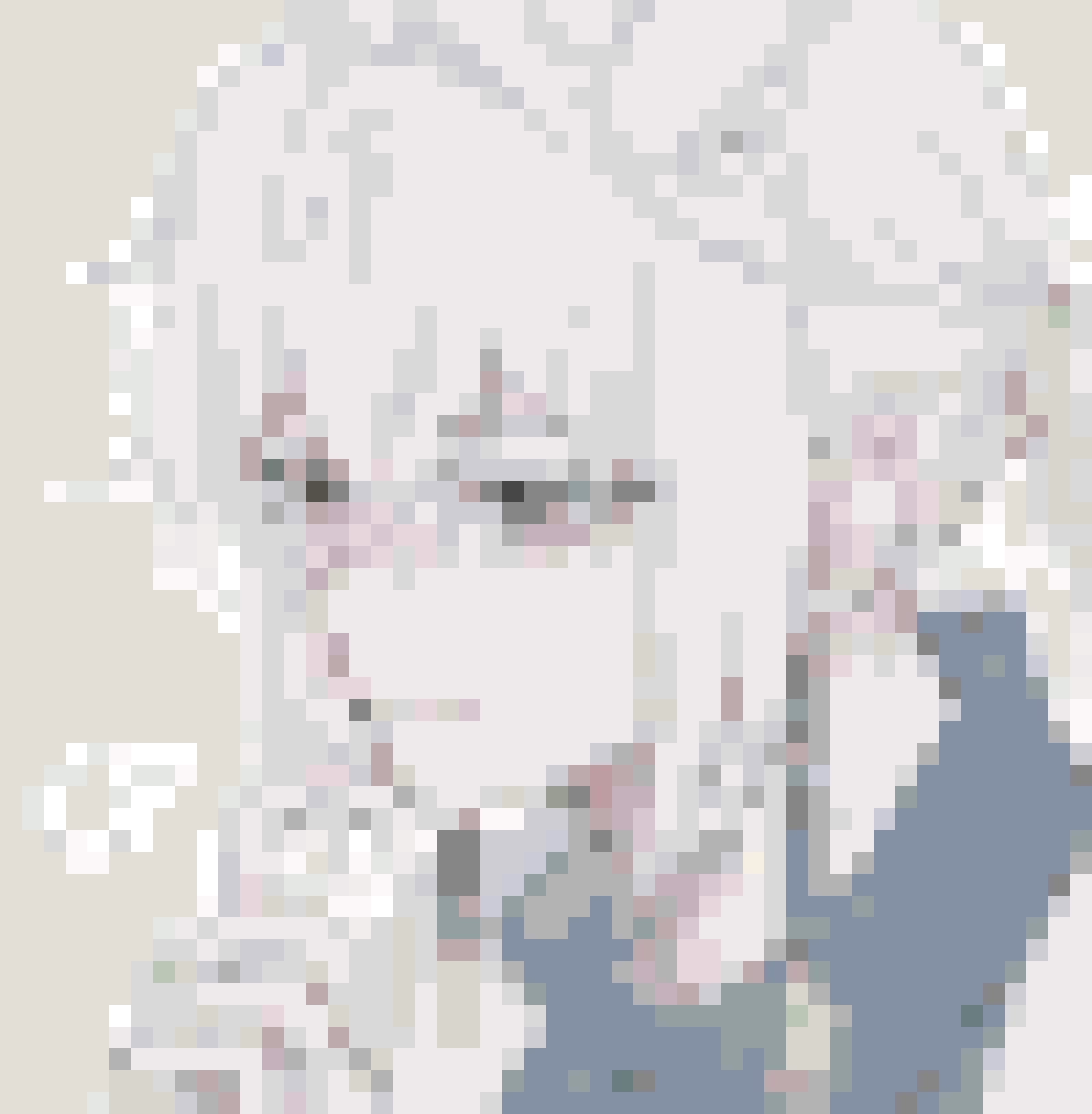 White Bird fuse bead pattern