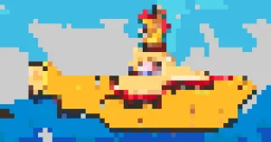 Yellow Submarine Padrão de Contas de Fusão (Imprimível Grátis)