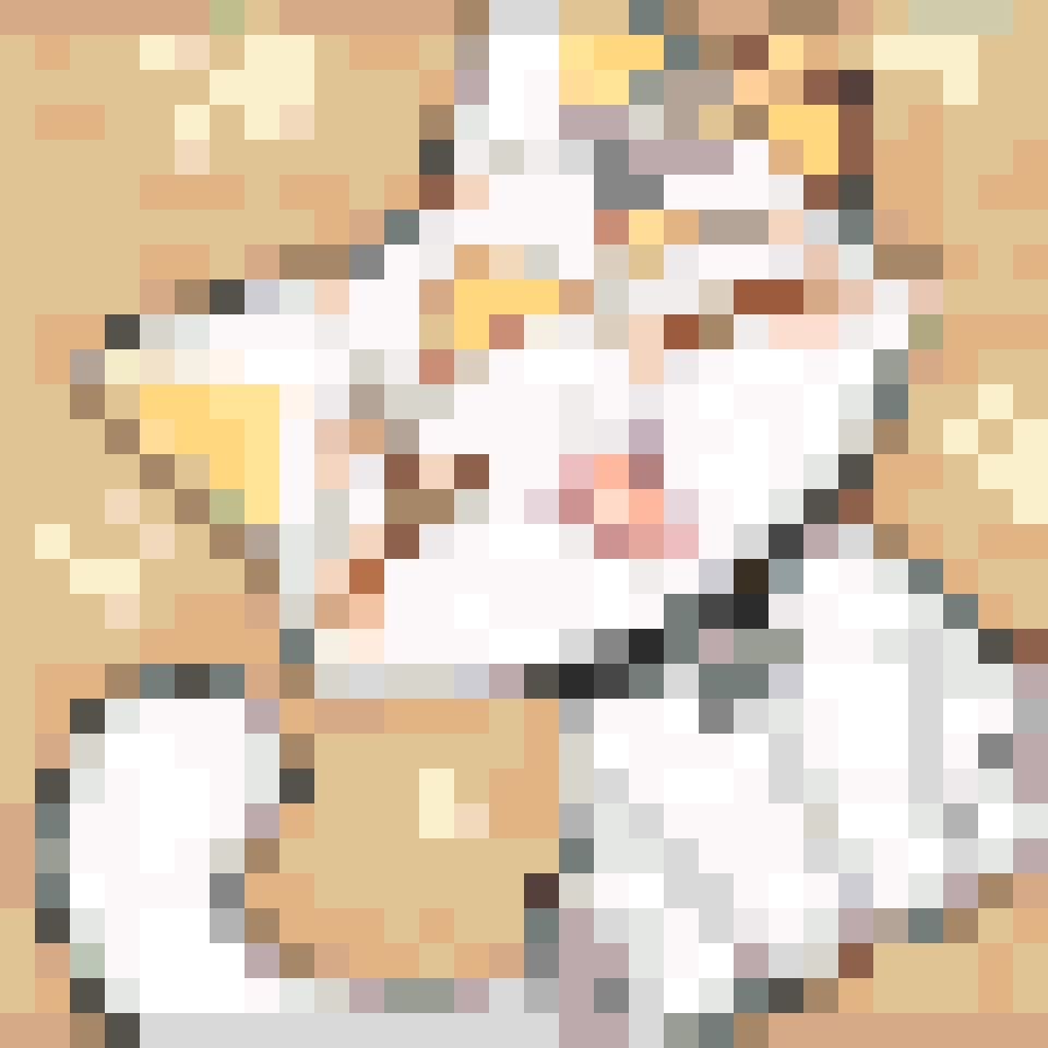 You Zhenzhen fuse bead pattern - printable chart with bead counts