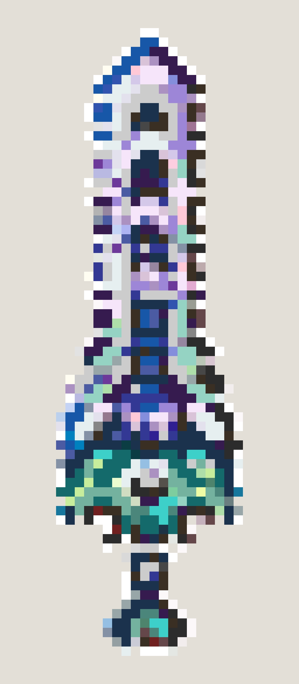 Zenith Sword fuse bead pattern