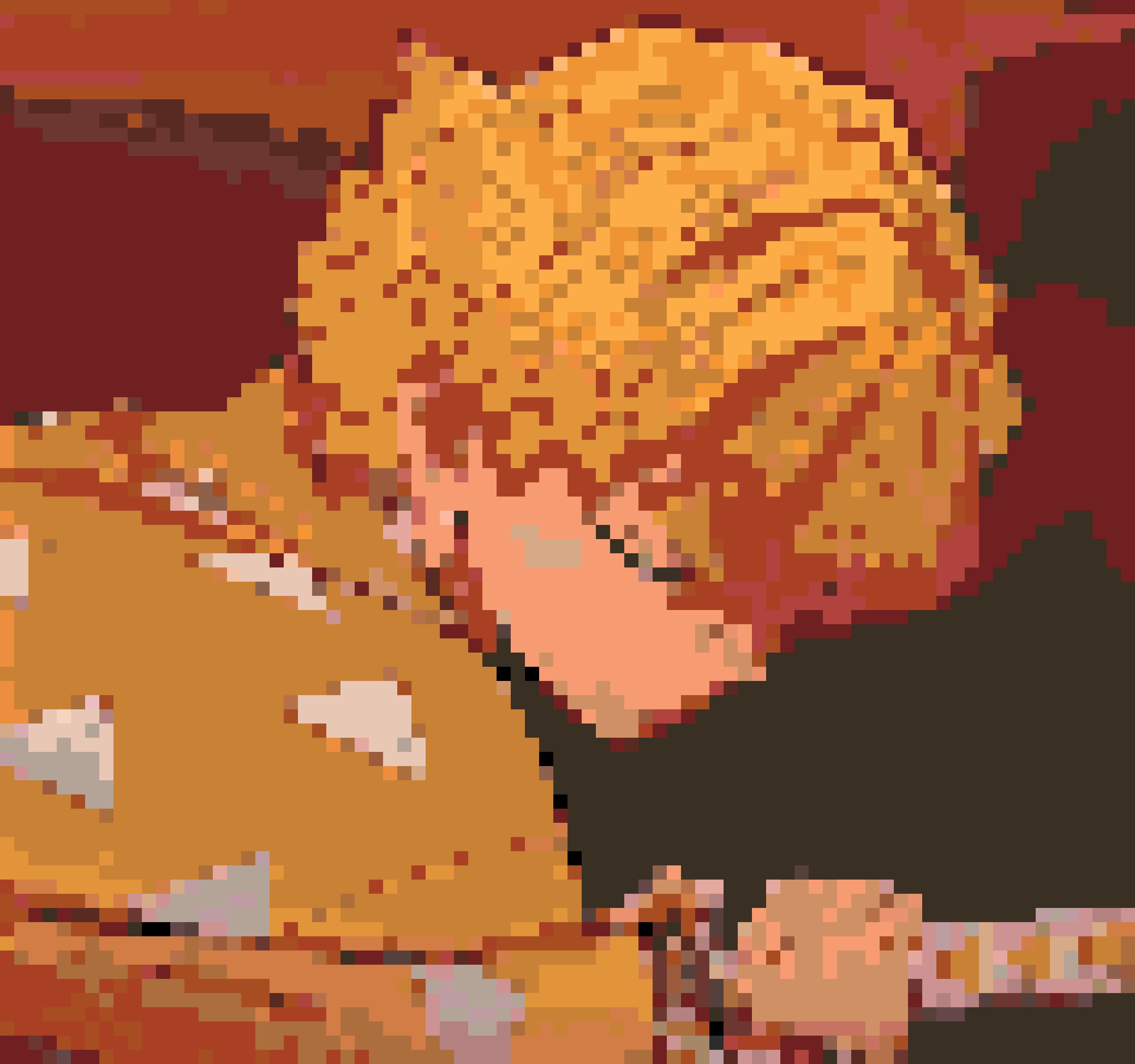 Zenitsu fuse bead pattern