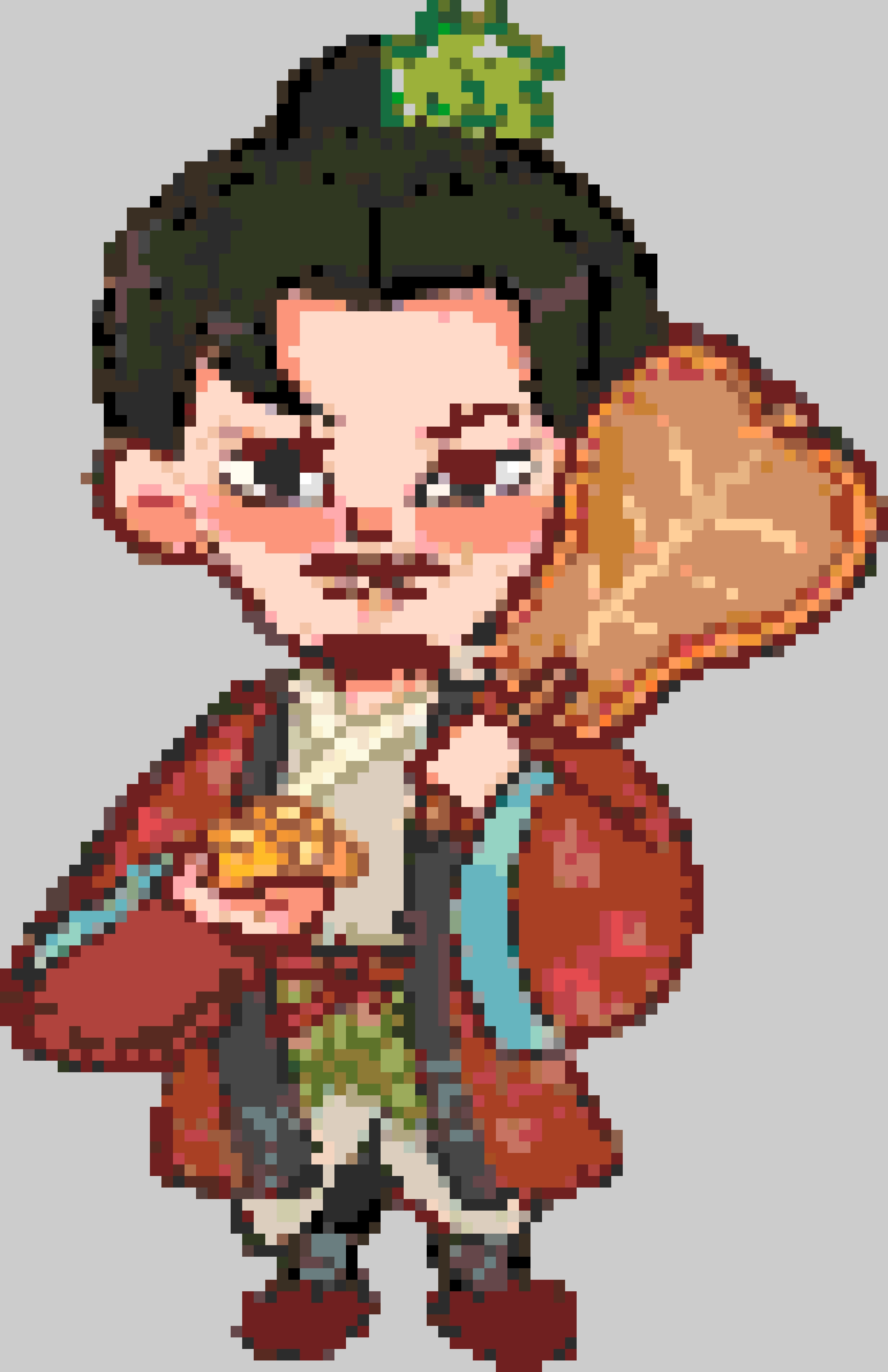 Zhongli Quan 2 fuse bead pattern