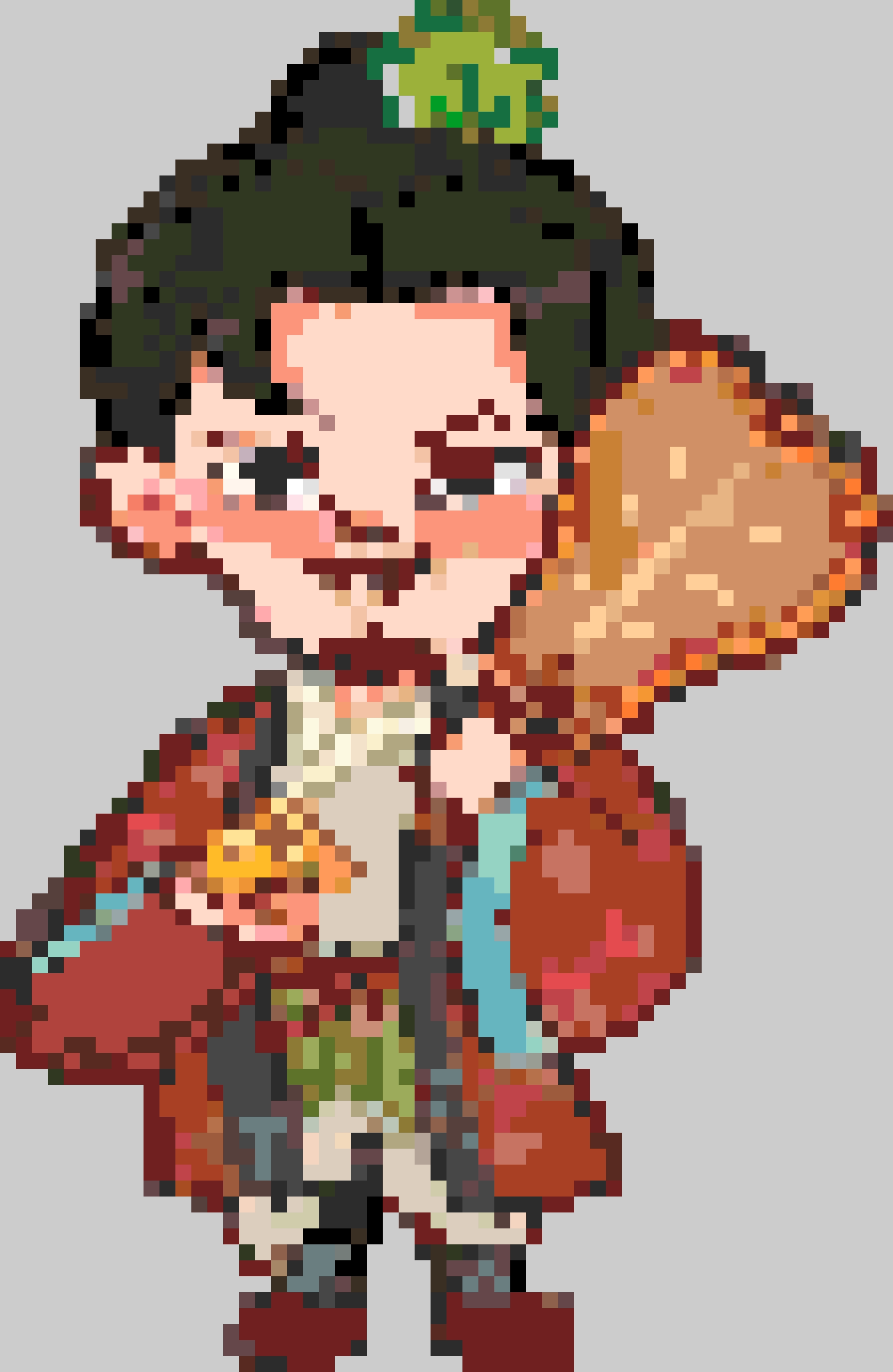 Zhongli Quan fuse bead pattern