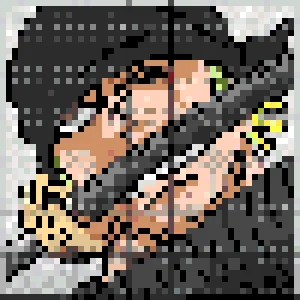 Zoro 5 Fuse Bead Pattern (Free Printable)
