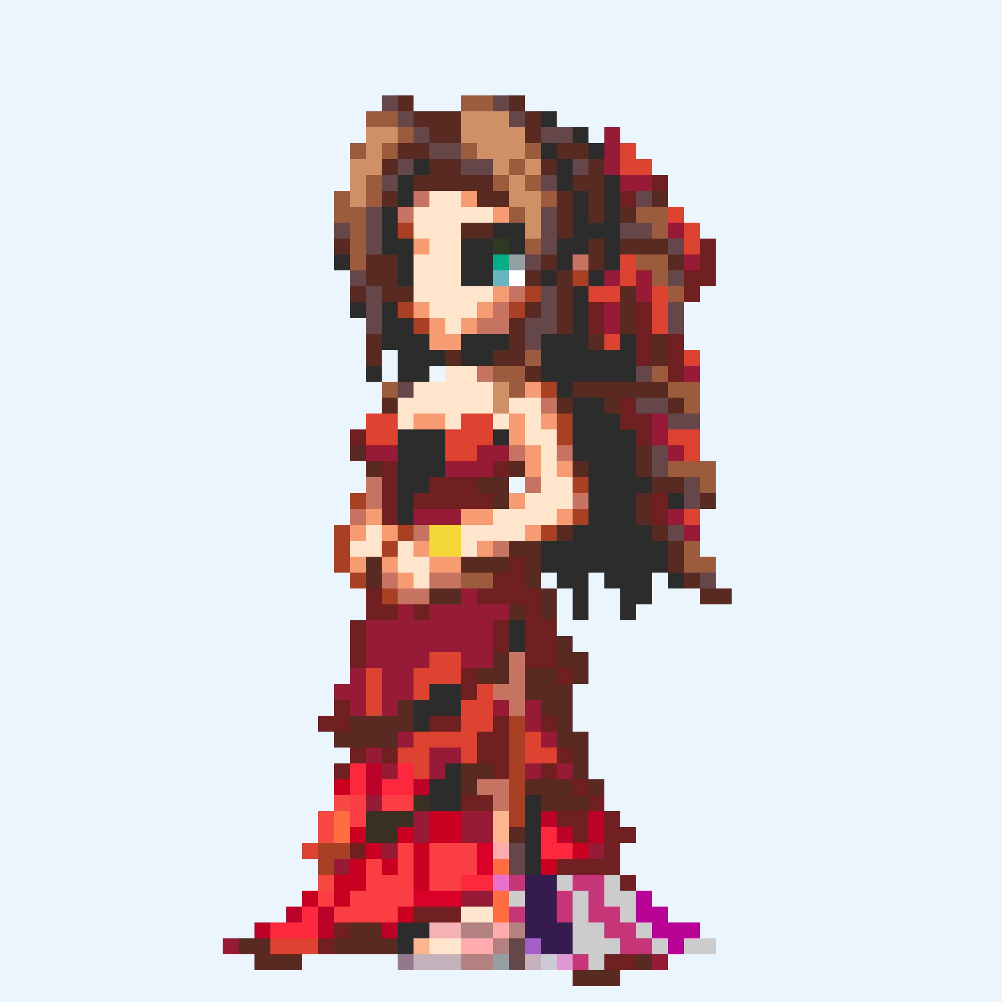Aerith Dress FF7 fuse bead pattern