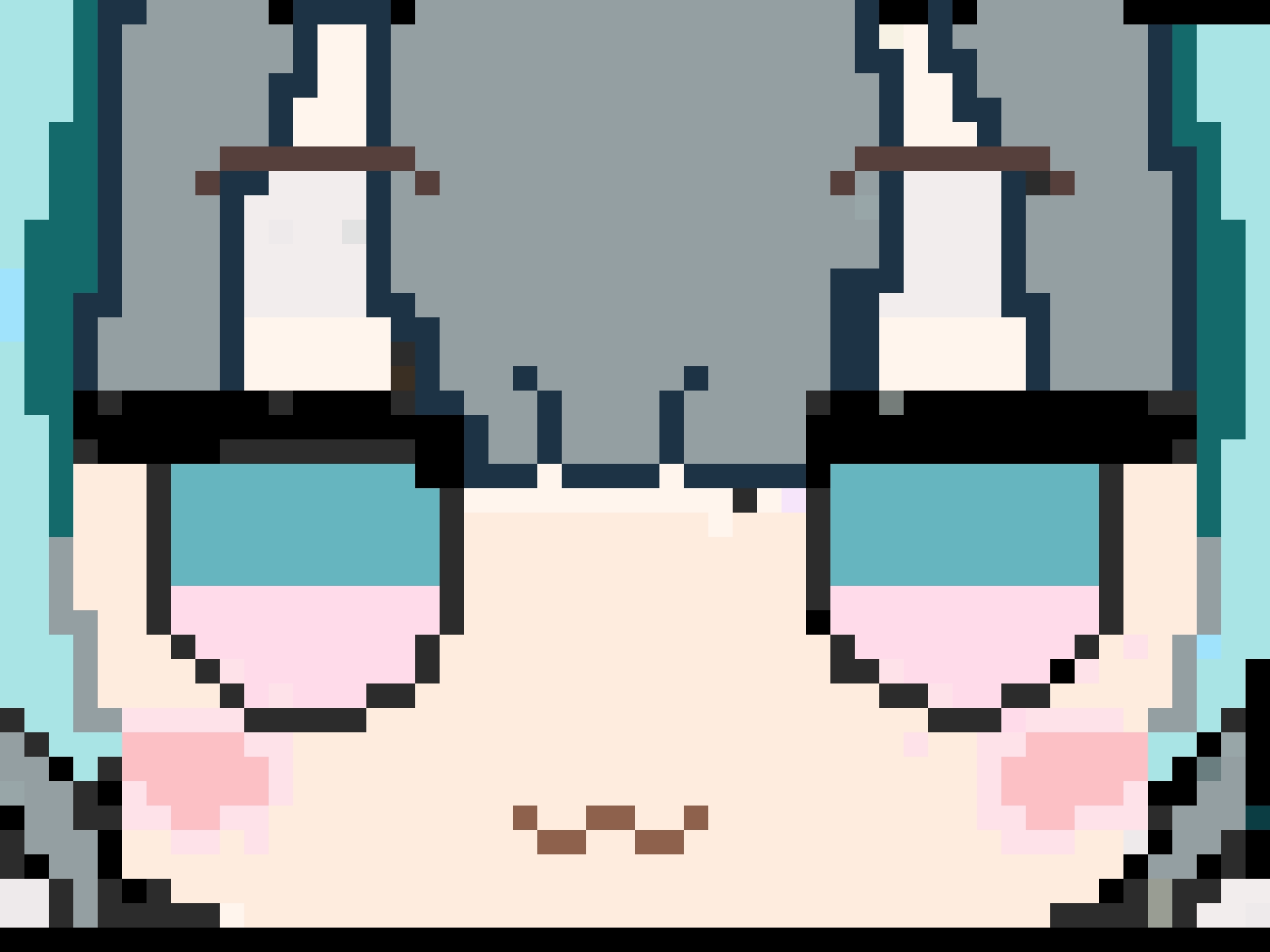 Azur Lane Cheshire Emoji fuse bead pattern