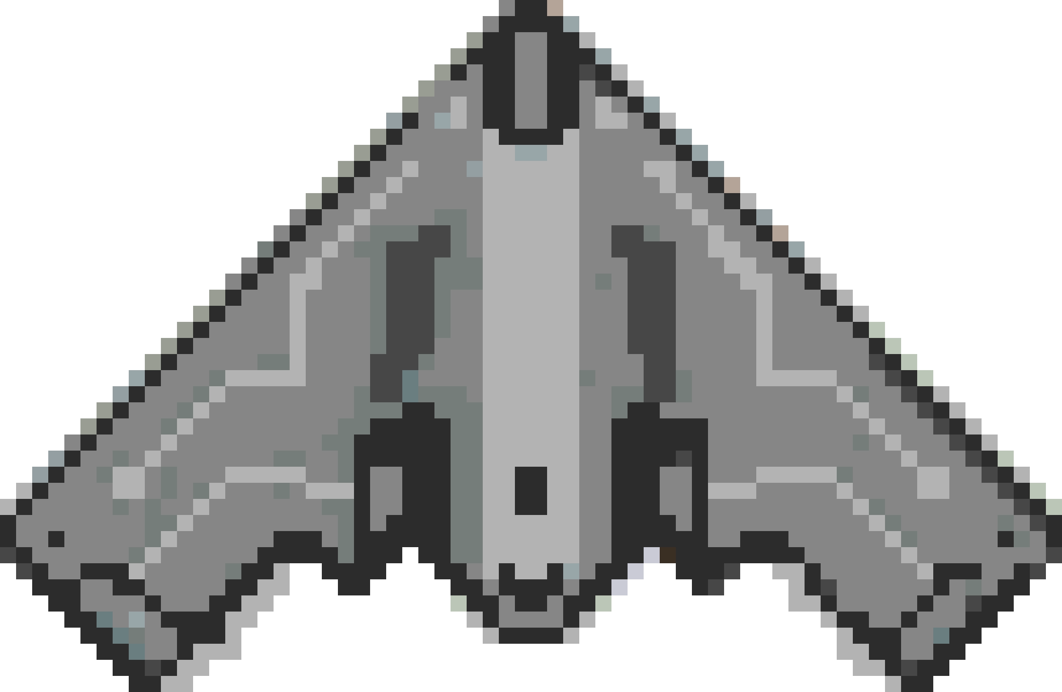B-2 Stealth Bomber fuse bead pattern