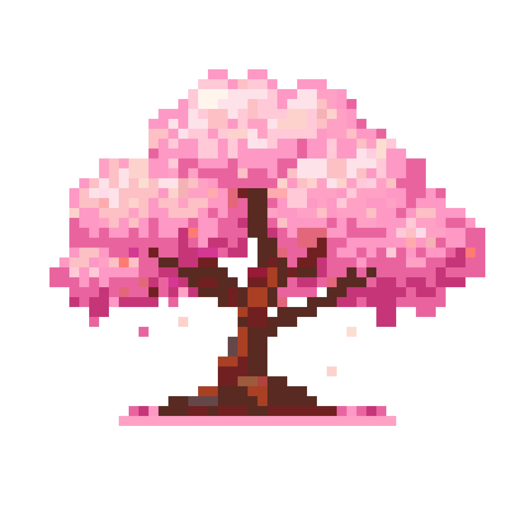 Cherry Blossom Tree fuse bead pattern