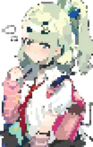 Chinatsu アイロンビーズ図案（無料プリント）
