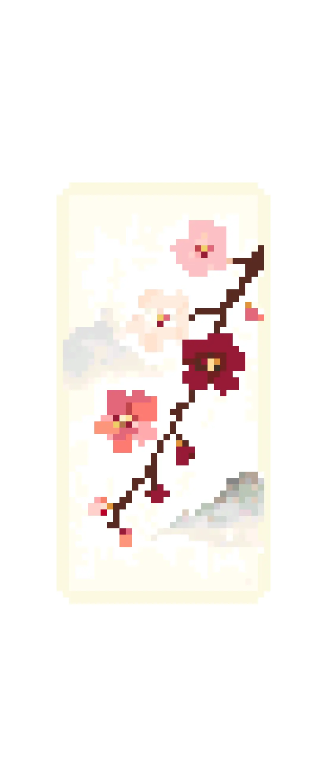 Chinese Style Bookmark fuse bead pattern