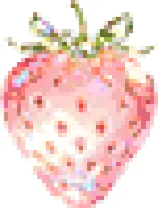 Crystal Strawberry Схема Термомозаики (Бесплатная Печать)