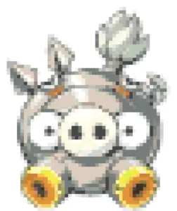 Cute Roadhog Pig 퓨즈 비즈 도안 (무료 인쇄)