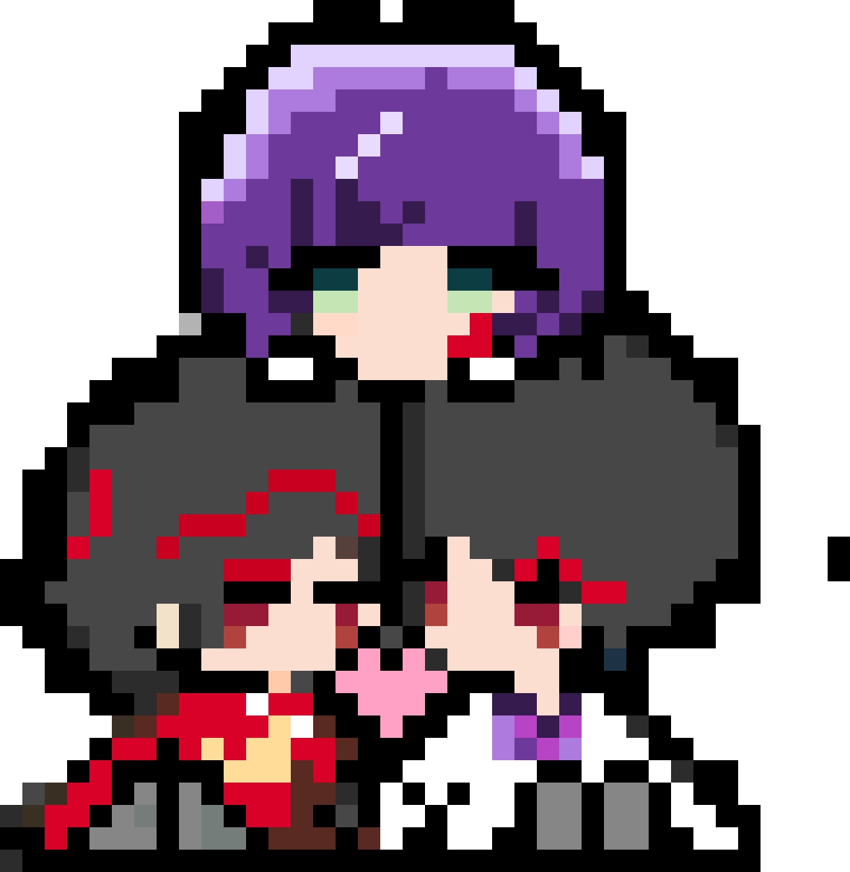 Demon Slayer fuse bead pattern