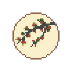 Dogwood Fruit Fuse Bead Pattern (Free Printable)