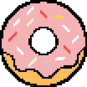 Donut Fuse Bead Pattern (Free Printable)