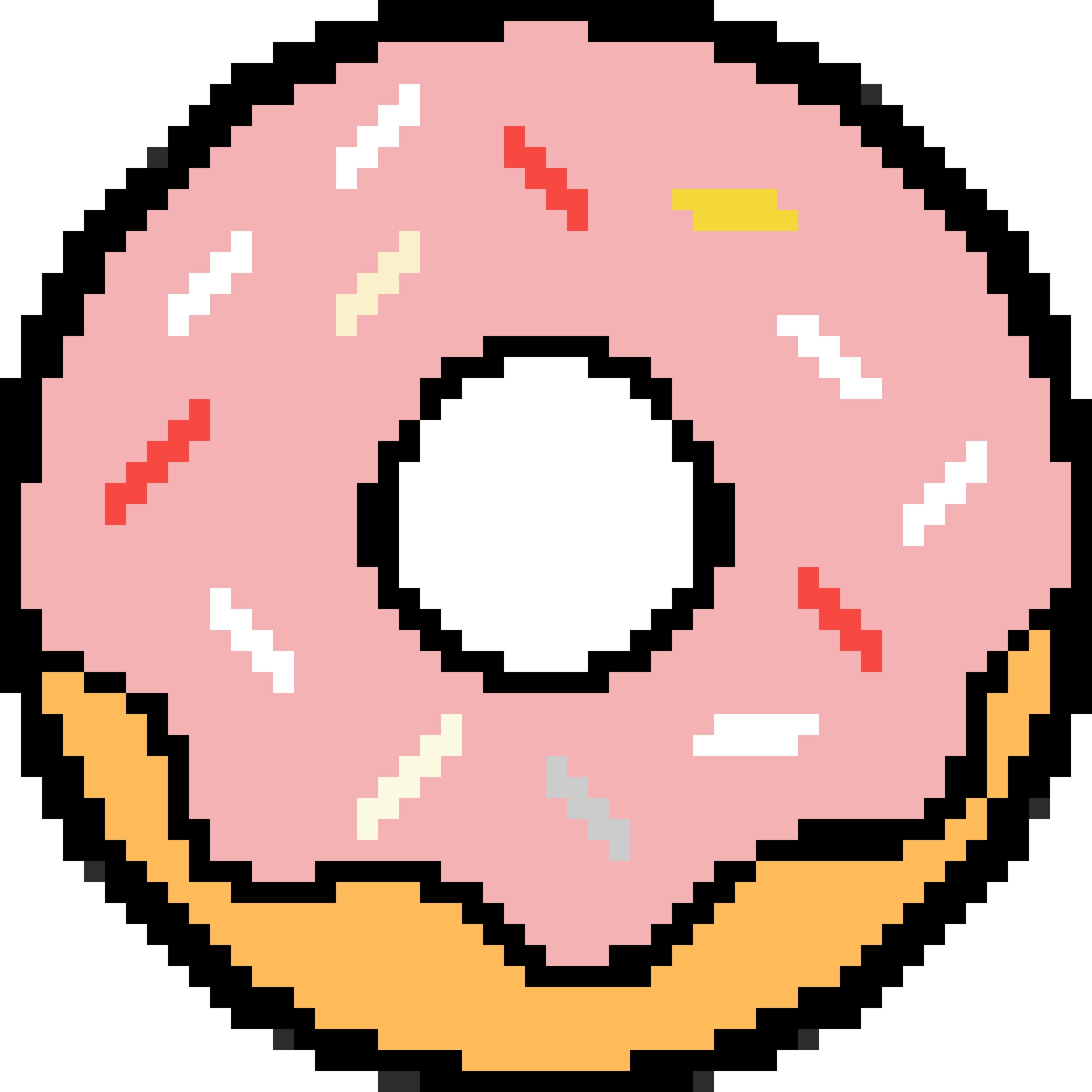 Donut fuse bead pattern