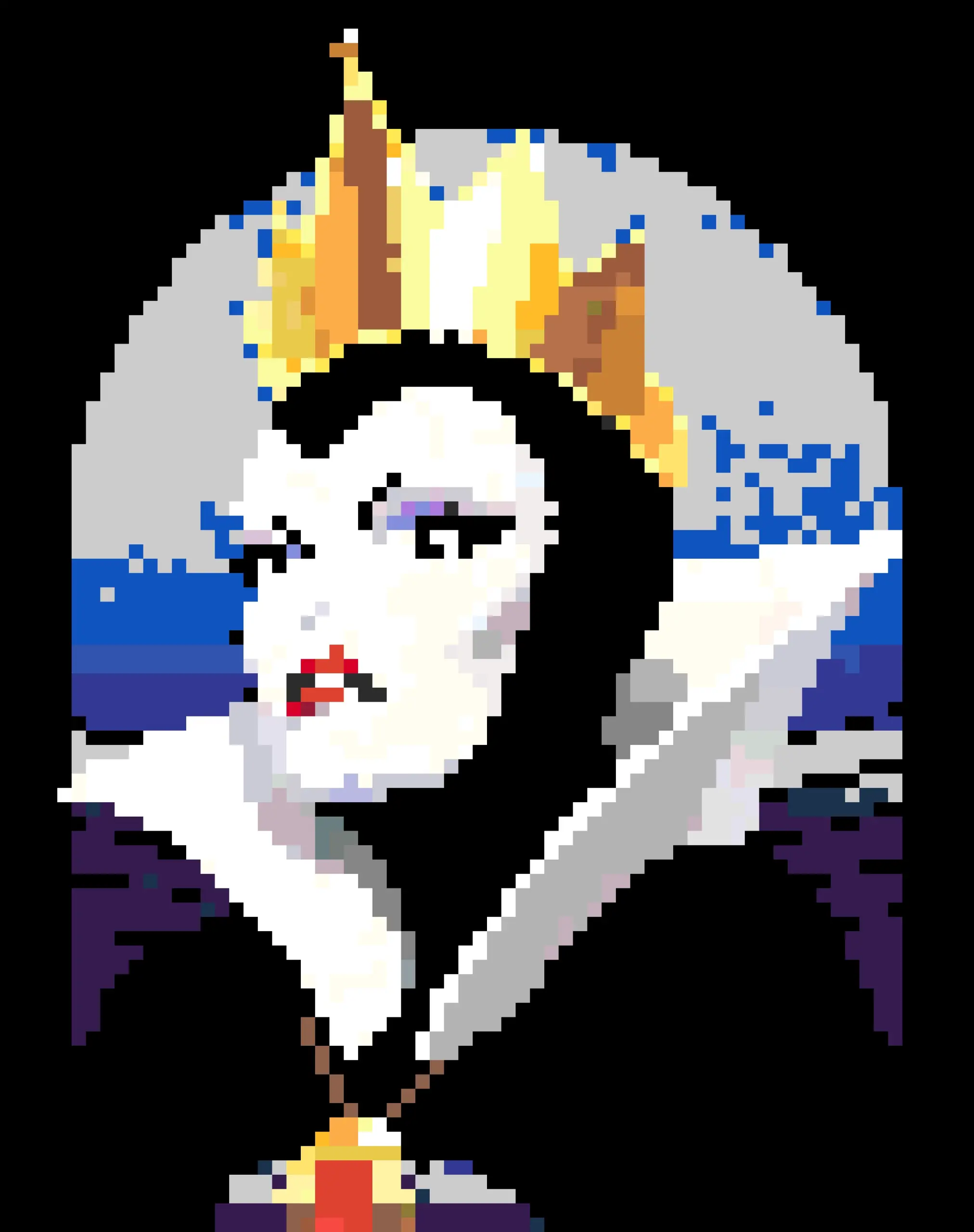Evil Queen fuse bead pattern