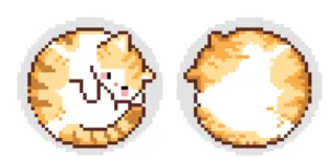 Exotic Shorthair Coaster Fuse Bead Pattern (Free Printable)