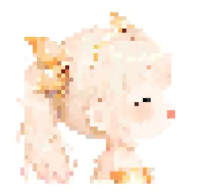 Fairy Elf アイロンビーズ図案（無料プリント）