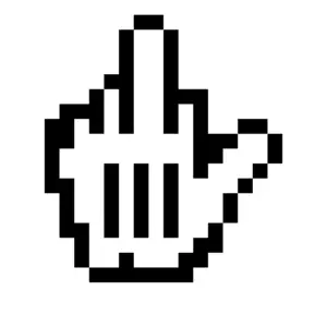 Finger Heart Chart نمط خرز دمج (طباعة مجانية)