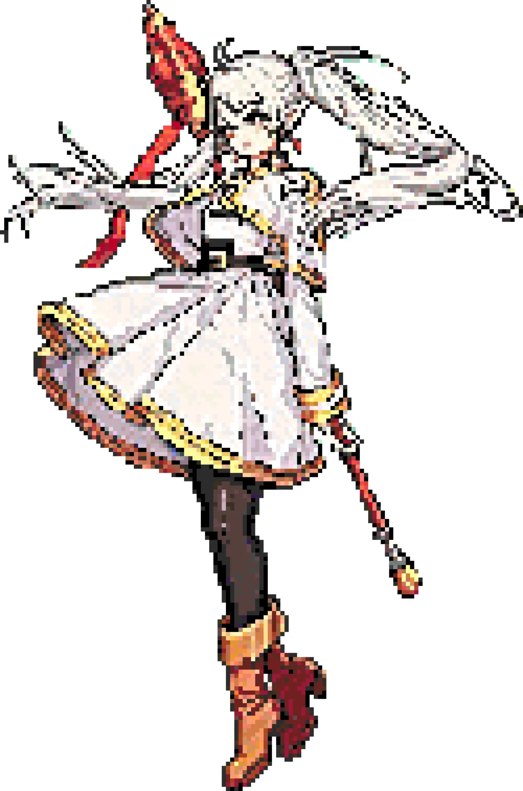 Frieren fuse bead pattern