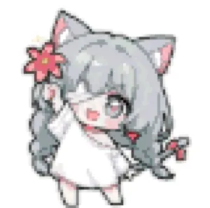 Furina Chibi Padrão de Contas de Fusão (Imprimível Grátis)