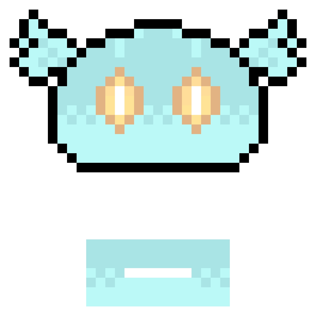 Genshin Anemo Slime fuse bead pattern