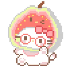 Guava Kitten Motif de Perles à Repasser (Imprimable Gratuit)