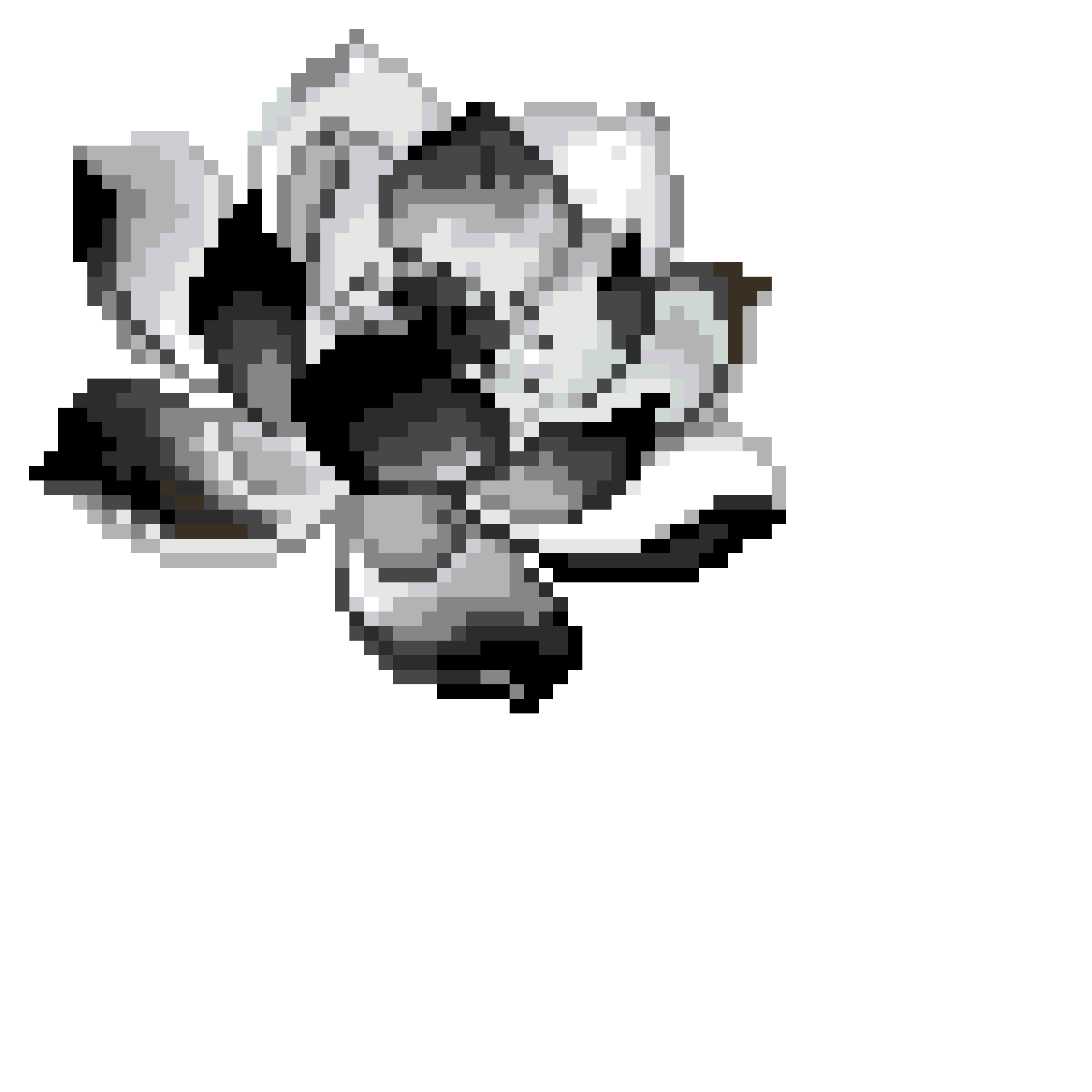 Ink Wash Lotus fuse bead pattern