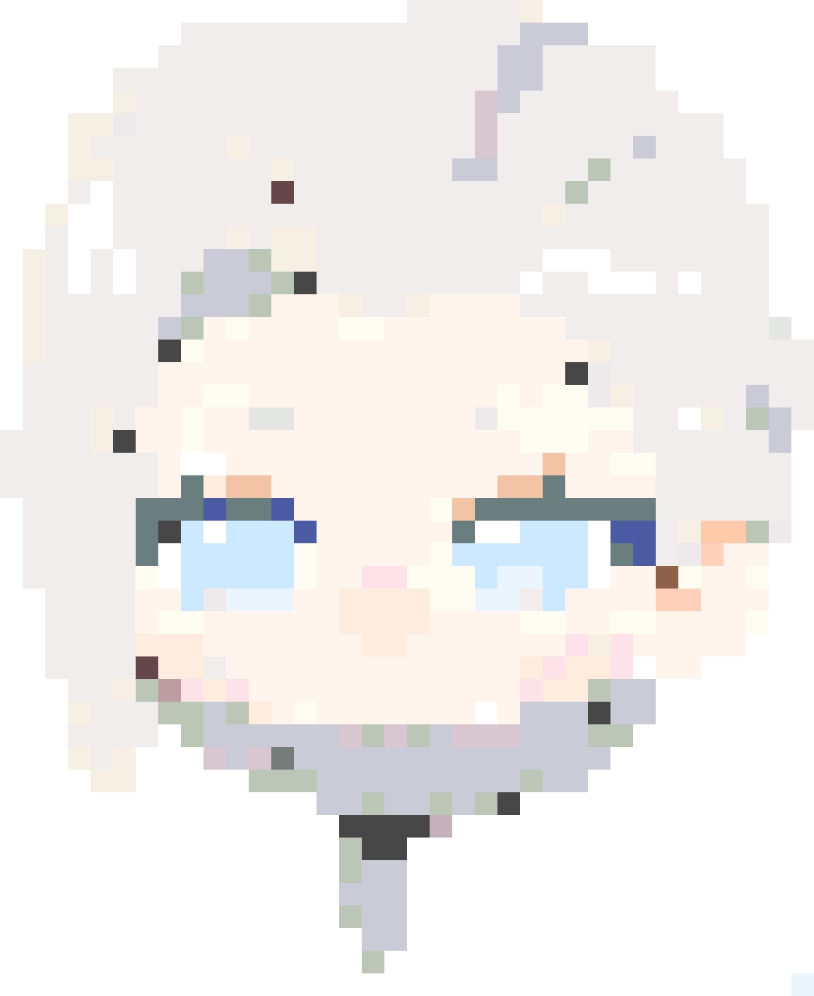 Kano and Senpai fuse bead pattern