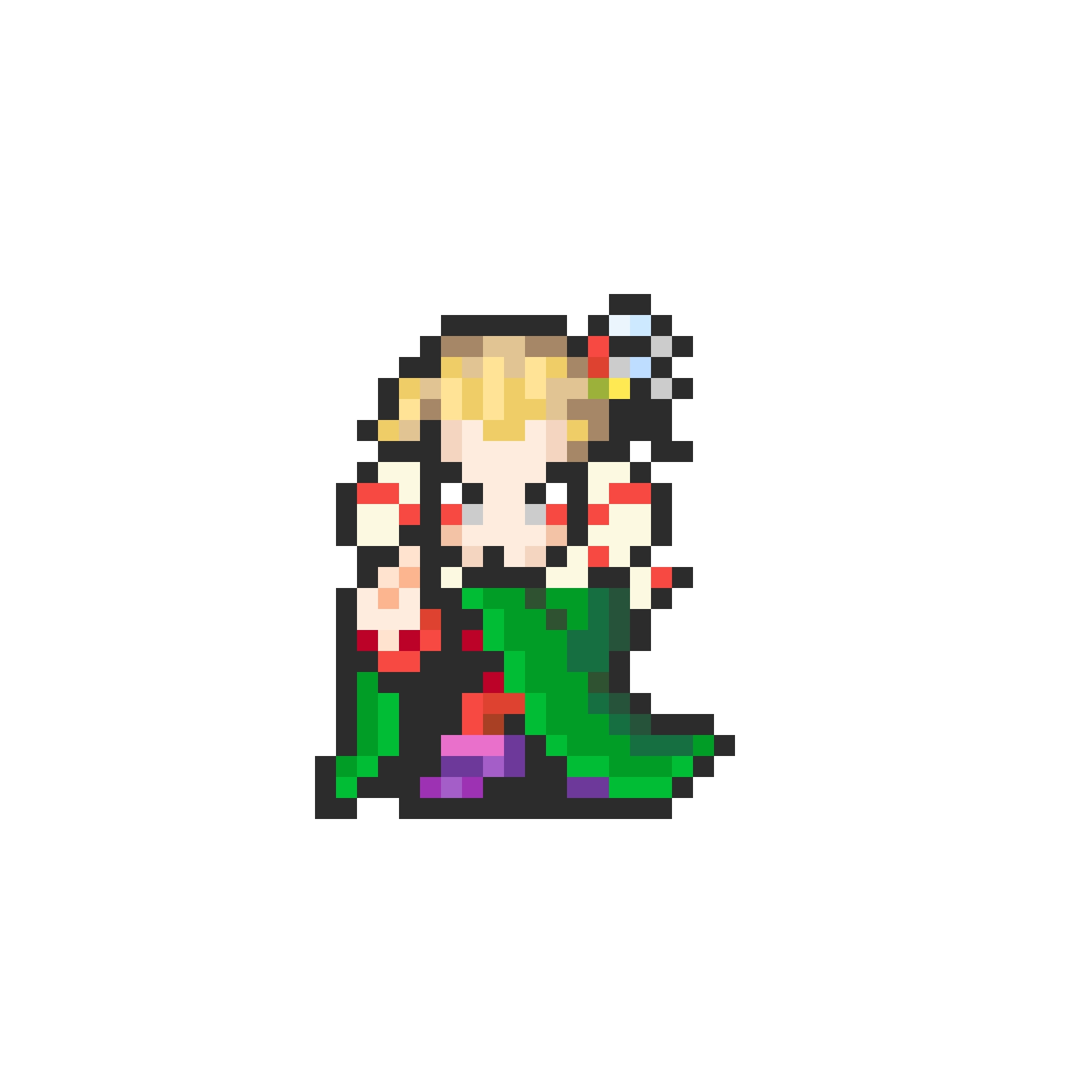 Kefka fuse bead pattern