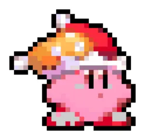 Kirby Beam Motif de Perles à Repasser (Imprimable Gratuit)
